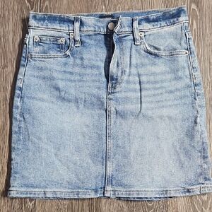 J. Crew Light Blue Denim Mini Skirt